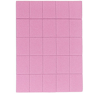 Набір бафів Kodi Professional 120/120 гритів, 50 шт рожевий