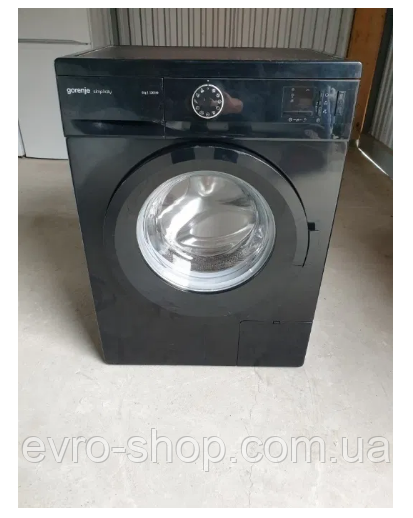 Вузька пральна машина Gorenje 6 KG чорний колір