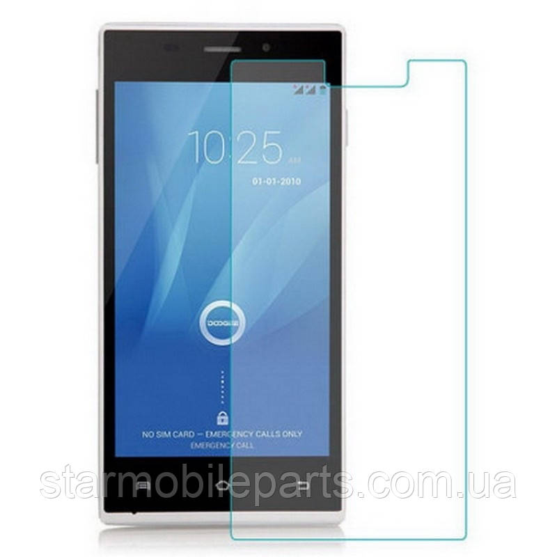 Захисне скло для Doogee F5 5.5" 0.3 мм 9H прозоре, повна проклейка, фото 1