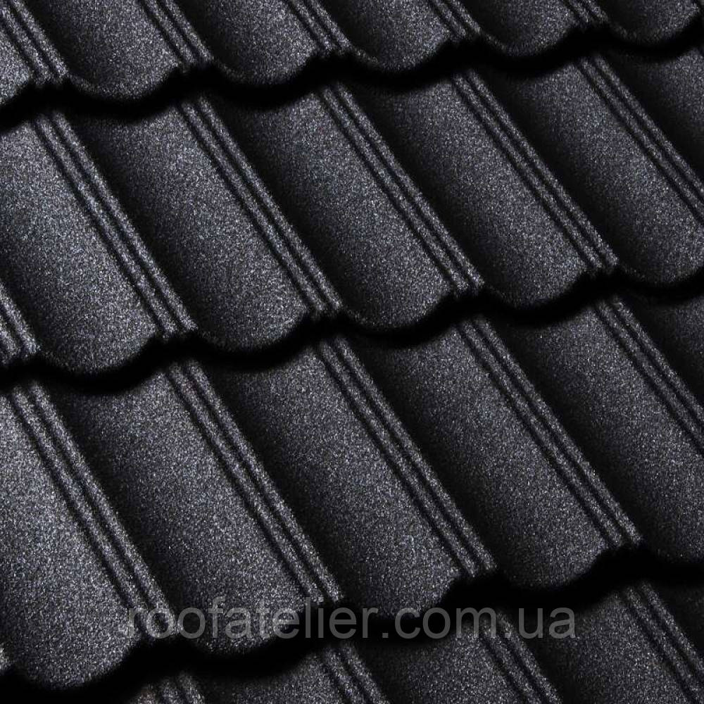 Композитна черепиця Gerard Heritage Dark Silver (Жерард Херітедж темний сірий), фото 1