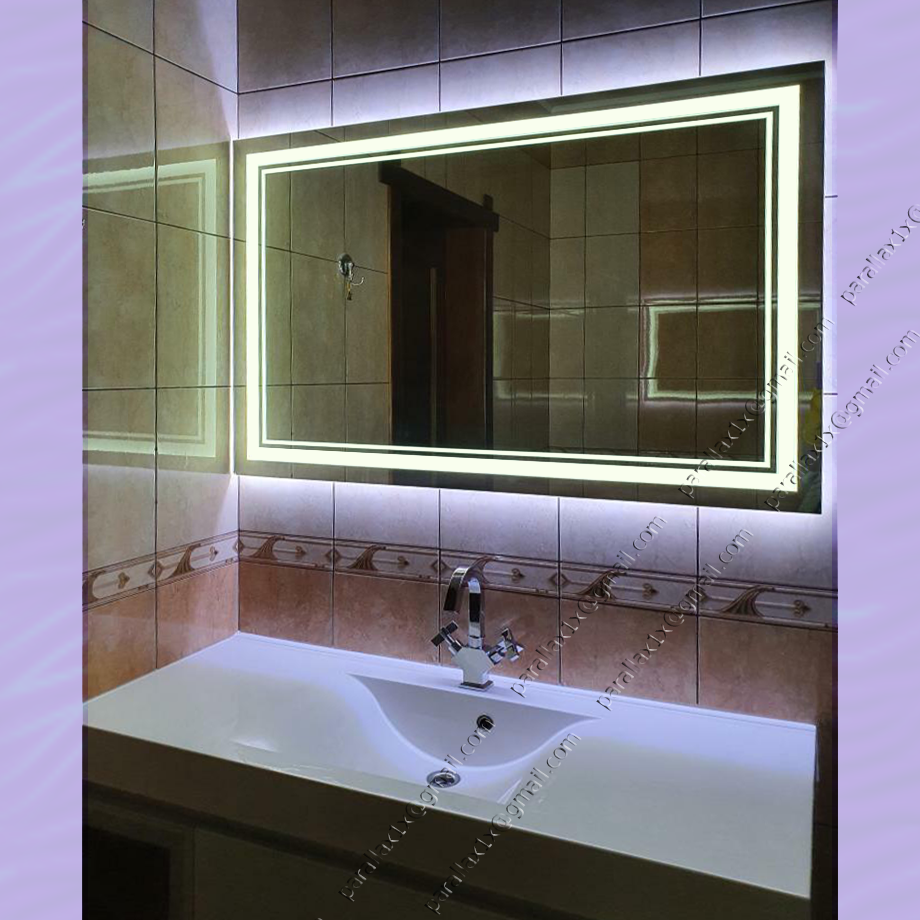 Дзеркало з LED-підсвіткою і контурною підсвіткою 1200х800 мм, L49.8А, фото 1