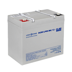 Акумулятор мультигелевий AGM LPM-MG 12V - 55 Ah LogicPower 3873