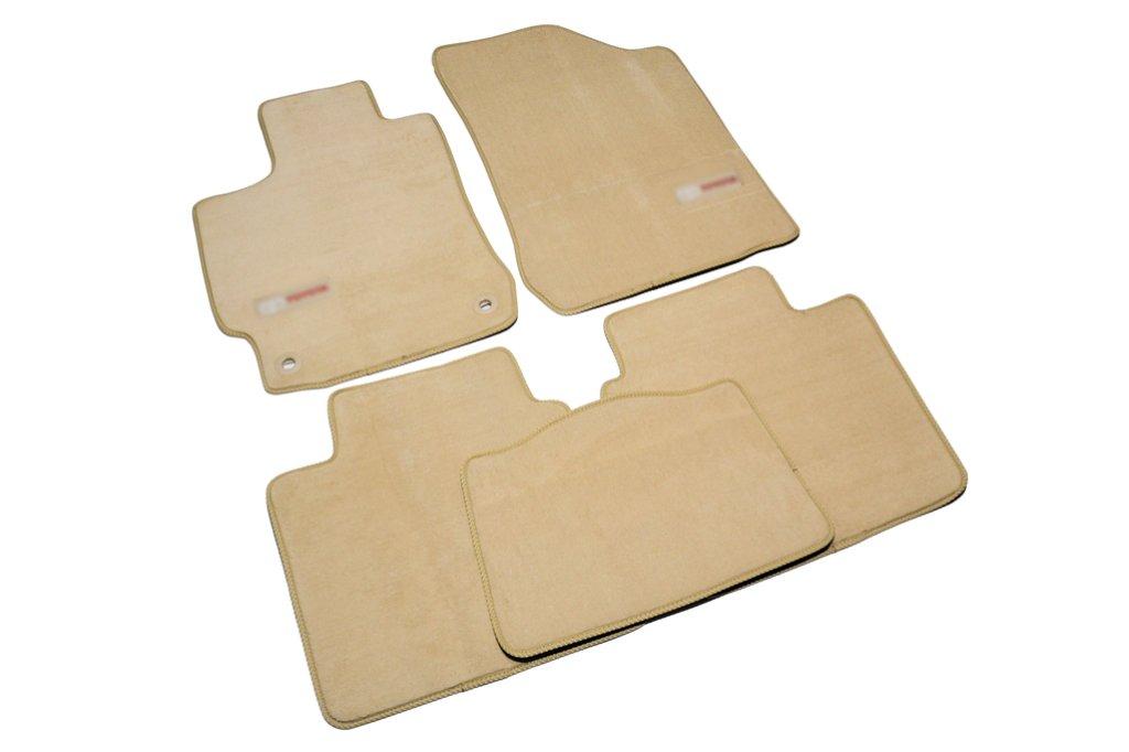 Велюрові килимки в салон Toyota Camry (2011-2017) бежеві Premium, фото 1