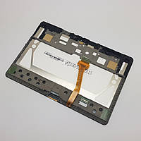 Дисплей Samsung Tab 2 GT-P5110 модуль в сборе черный Сервисный оригинал с разборки (царапины)