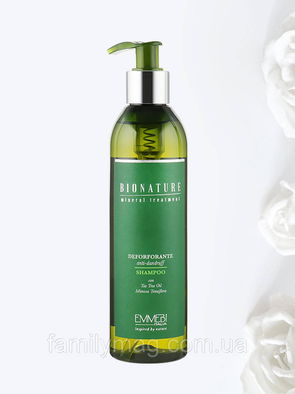 Шампунь від лупи Anti-Dandruff (Anti-Farfora) Shampoo BioNature Emmebi Italia 250 мл