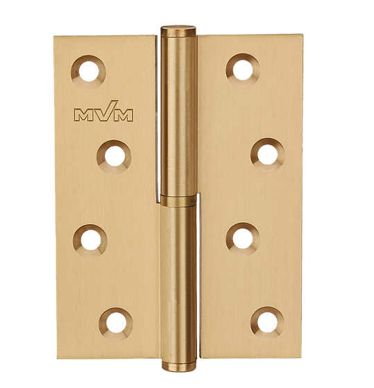 Петля дверна універсальна MVM B-100L SB матова латунь (Китай)
