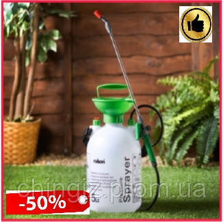 Ручний обприскувач садовий Pressure Sprayer 5L розпилювач напірний під тиском для саду та городу