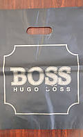 Пакет "Boss" малый прорезной 30x40 (уп 50 шт)- мешок 1000 штук. Полиэтиленовые пакеты, пакеты с рисунком