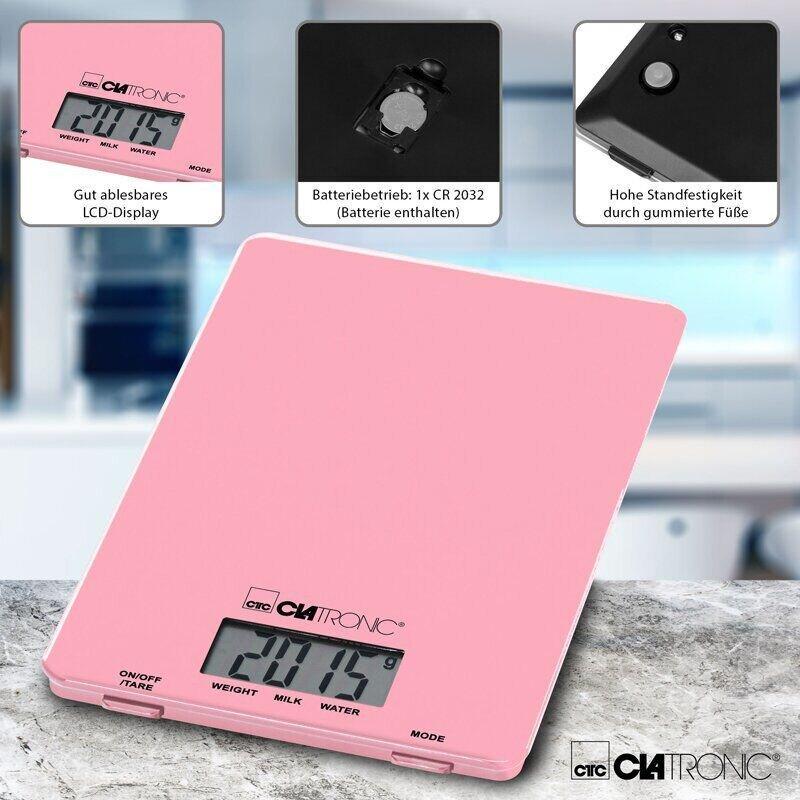Ваги кухонні clatronic kw 3626 Pink, фото 1