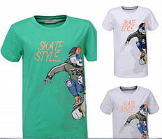 Футболки для хлопчиків Glo-Story "Skate". 134-164 р.