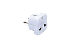 Вилка-перехідник DE-PA 10А біла