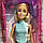 Лялька Барбі Barbie Fashionistas # 158 блондинка в бірюзовому топі і картатих треках GRB50, фото 3