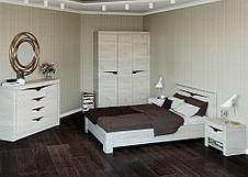 Ліжко двоспальне Ліберті-1400 Крафт білий, фото 3