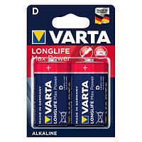 Батарейка VARTA LR20 4720 D LONGLIFE Max Power blist 2