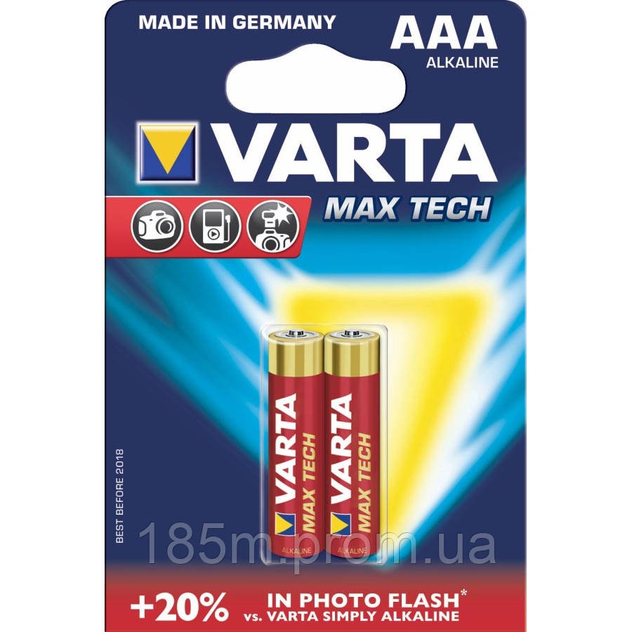 Батарейка VARTA 4703 LR03 AAA Maxi-Tech New 2 шт