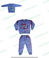 Теплий спортивний костюм для хлопчика/дівчинки, трикотажний дитячий джемпер і штани комплект для дітей