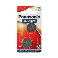 Батарейка PANASONIC CR 2025 blist 2