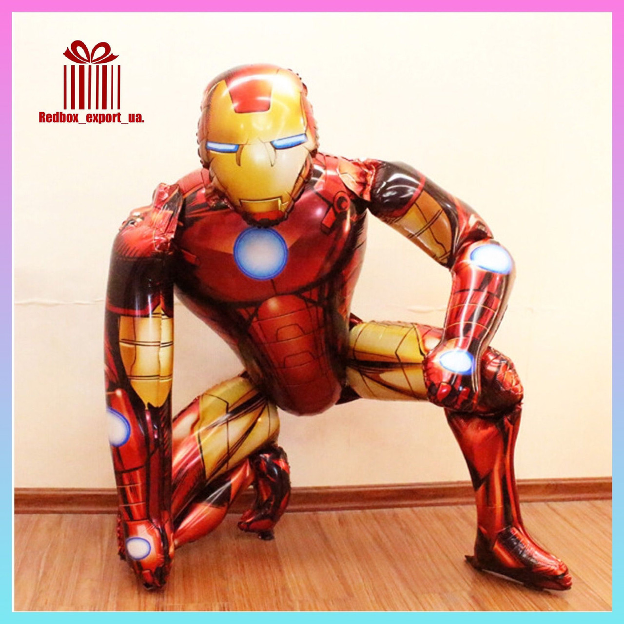 Фігура фольгована Iron — man Надувається повітря Розмір 55*65 см