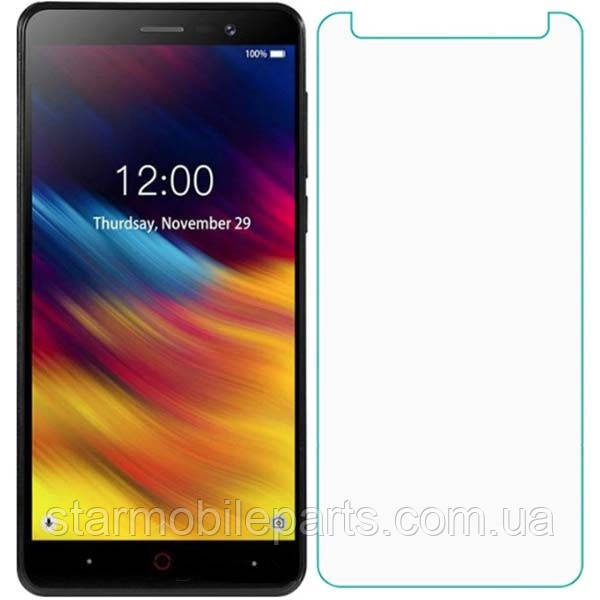 Захисне скло для Doogee X10 5" 0.3 мм 9H прозоре, повна проклейка, фото 1