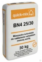 Минеральная смесь для нанесения путем распыления сухим способом Quick Mix BN4 30кг - фото 1 - id-p1411382391