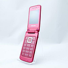 Samsung C3520 Pink La Fleur кнопковий мобільний телефон розкладачка 800 мАг, фото 6