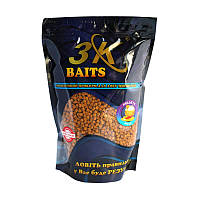 Пеллетс 3KBaits Мёд 4мм 800г (3KB1143)