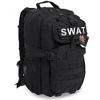 Тактичний рейдовий рюкзак 35 л SILVER KNIGHT SWAT-3P, Оливковий Чорний