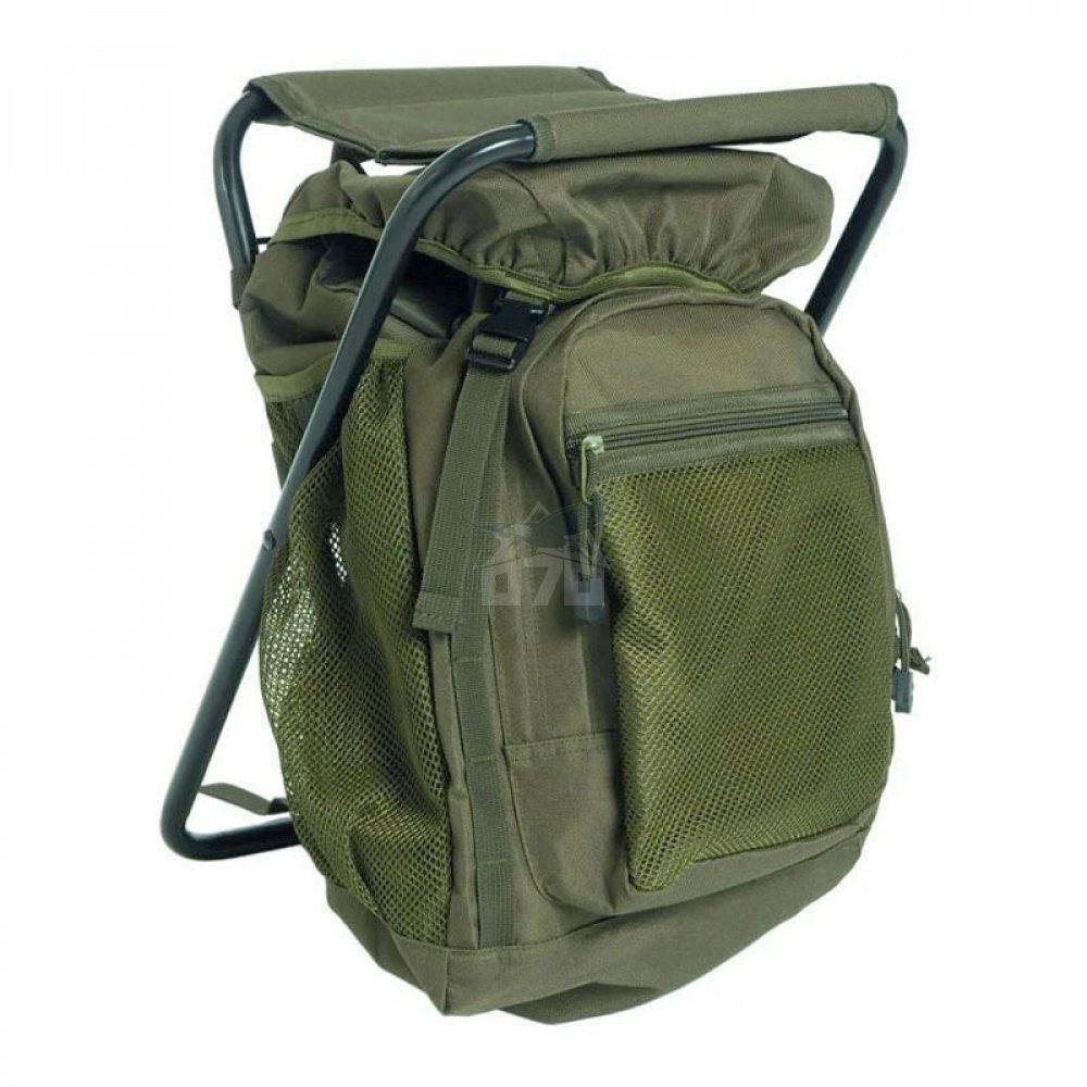 Купить 2 в 1 - Рюкзак (20л) + стул складной, олива, цена 1111 грн ...