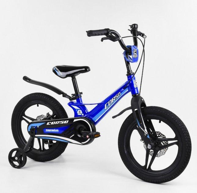 Велосипед детский Corso 16 дюймов синий (CRSMG16147) - фото 1 - id-p1411401859