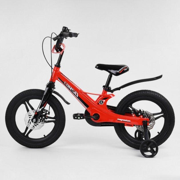 Велосипед детский Corso 16 дюймов красный-черный (CRSMG16536) - фото 2 - id-p1411401860
