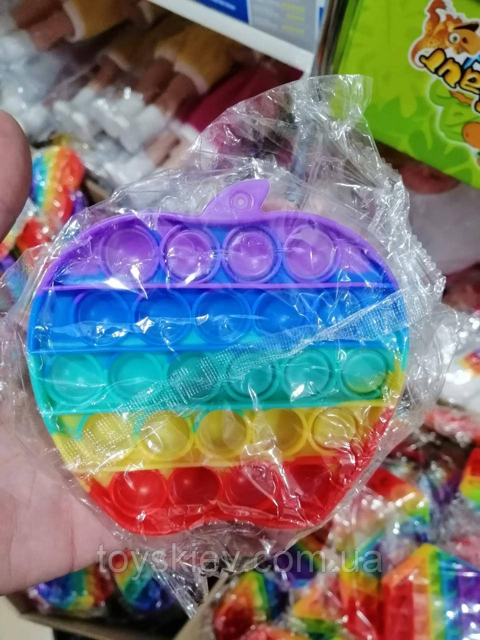 Popit райдужна іграшка поп. Антистрес, поп-ит, pop it fidget, попіть., фото 1