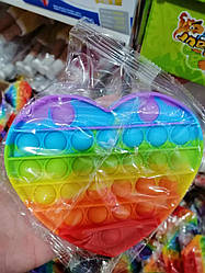 Pop It райдужна іграшка поп. Антистрес, поп-ит, pop it fidget, попит.