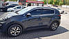 Дефлектори вікон із хром молдингом Kia Sportage 4 (2016-2021) з хромом молдингом неірж, фото 7