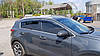 Дефлектори вікон із хром молдингом Kia Sportage 4 (2016-2021) з хромом молдингом неірж, фото 8