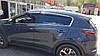 Дефлектори вікон із хром молдингом Kia Sportage 4 (2016-2021) з хромом молдингом неірж, фото 10