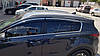 Дефлектори вікон із хром молдингом Kia Sportage 4 (2016-2021) з хромом молдингом неірж, фото 5