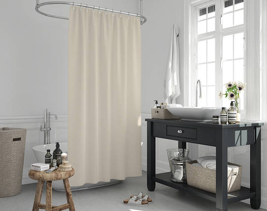 Штора для ванної Сream Tropik Туреччина 180 * 200 см, фото 1