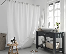 Штора для ванної широка 240*200 см White Tropik Туреччина, фото 6