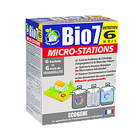 Биопрепарат для септика (станции) с биологической очисткой 480 г (6 пакетиков), Bio 7