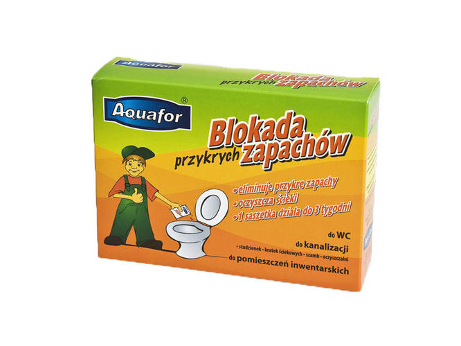 Средство для устранения неприятного запаха в туалетах (20 пакетиков по ...