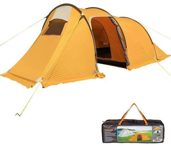 Палатка трёхместная Mimir Outdoor 1017 оранжевая (ID#1411442040), цена ...