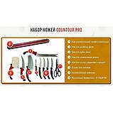 Набір ножів кухонних Contour Pro Knives Контур про + магнітна рейка 10 предметів Original, фото 6