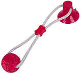 Іграшка для собак Woof Glider канат на присоску з м'ячиком, фото 5