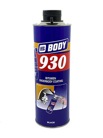 Антикорозійна мастика під пістолет BODY 930 1л, фото 1