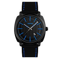 Skmei 9169 kowboy черные с синим мужские классические часы