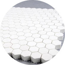 Керамічна футерівка Al2O3 92% 10x19x30 керамічна мозаїка на єдиній підкладці 500х500 мм