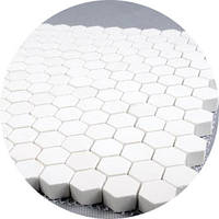 Керамическая футеровка Al O 92% 6x19x30 керамическая мозаика на единой подложке 500х500 мм