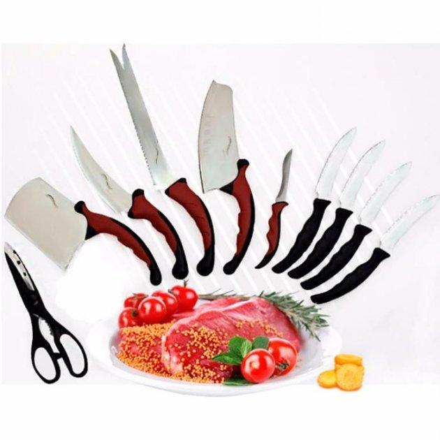 Набір ножів кухонних Contour Pro Knives Контур про + магнітна рейка 10 предметів Original