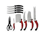 Набір ножів кухонних Contour Pro Knives Контур про + магнітна рейка 10 предметів Original, фото 4