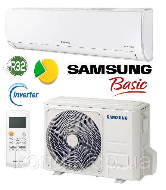 Кондиціонер Samsung AR12TXHQASINUA Inverter Basic